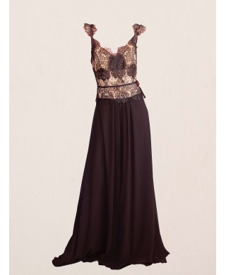 VESTIDO TURIS      LARGO     NEGRO    CABOTINE