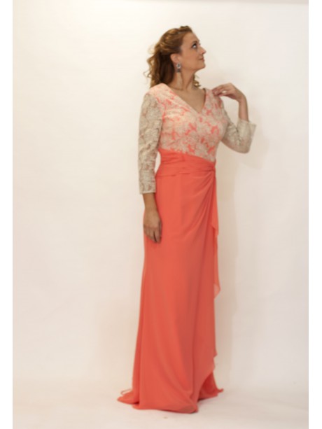VESTIDO   BEGOÑA LARGO      CULTURA EUROPEA