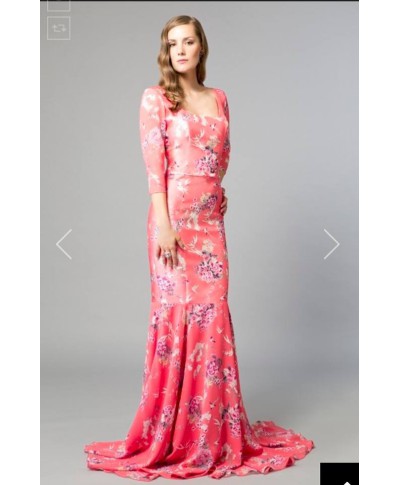 VESTIDO LARGO ZUJAR  ESTAMPADO    ANA TORRES