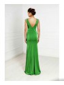 VESTIDO LARGO VALENCIA VERDE    X&M