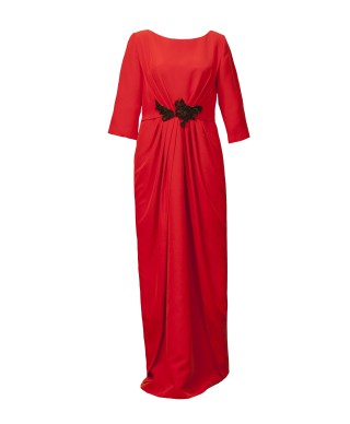 VESTIDO LARGO ROJO CARLOTTA      VICKY MARTIN BERROCAL