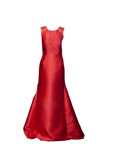 VESTIDO ELIANE  LARGO ROJO  X&M