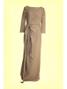 VESTIDO STELLA   GRIS  LARGO    VICTORIA