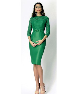 VESTIDO TOMMY  CORTO VERDE,    CLAUDIA MATA