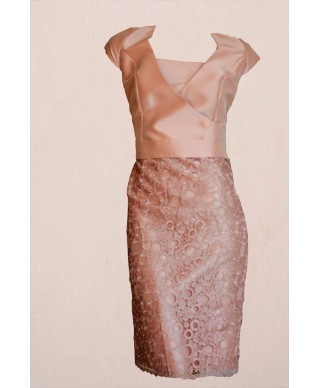 VESTIDO CON CHAQUETA LAROYA  RAFFAELO