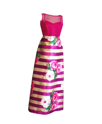 VESTIDO ORIA LARGO  NATIVIDAD JIMENEZ