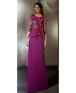 VESTIDO RAGOL  LARGO   NATIVIDAD JIMENEZ