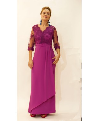 VESTIDO RIOJA LARGO  MOURIÑO