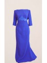 VESTIDO   VENT        AZUL  LARGO   MARIA BORDALLO