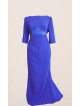 VESTIDO   VENT        AZUL  LARGO   MARIA BORDALLO