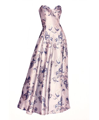 VESTIDO CRUZ    PLATA LARGO  X&M