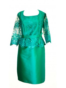VESTIDO CARLOTA  CORTO VERDE