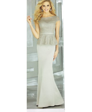 VESTIDO NUEVA LARGO GRIS  MADELEN GARMEN