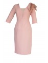 VESTIDO PUENTE CORTO ROSA