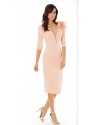 VESTIDO PUENTE CORTO ROSA
