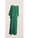 VESTIDO GENIL LARGO VERDE  CULTURA EUROPEA