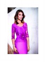 VESTIDO LARGO FUCSIA