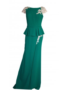 VESTIDO GISELE  LARGO VERDE