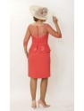 VESTIDO SINGLA CORTO CORAL