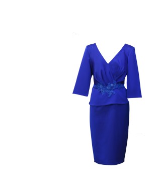 VESTIDO ARES  CORTO AZUL KLEIN