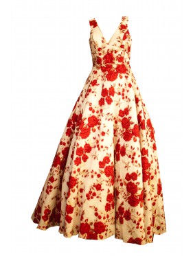 VESTIDO FLORENCIA LARGO       X & M