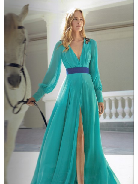 VESTIDO DAFNE   LARGO   MARIA LAGO