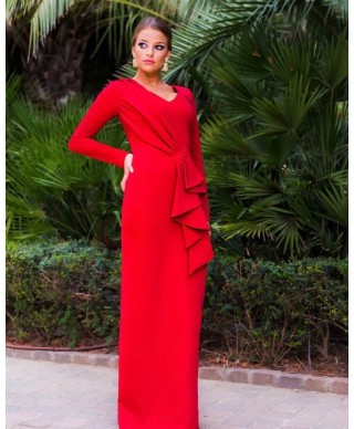 VESTIDO  VARKALA    LARGO CELESTE    DIVARO
