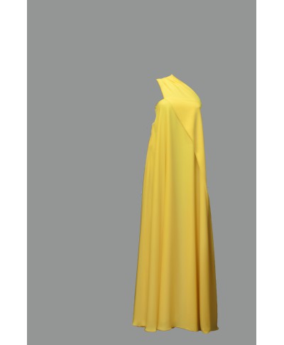 VESTIDO CAROLA LARGO AMARILLO   NURIBEL
