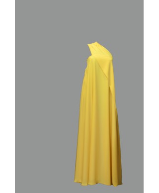 VESTIDO CAROLA LARGO AMARILLO   NURIBEL