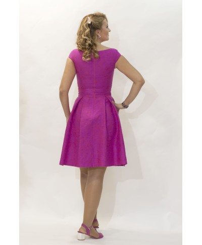 VESTIDO  SEGURA    CORTO   FUCSIA     CABOTINE