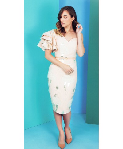 VESTIDO ARES  CORTO SALMON