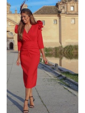 VESTIDO TRISTAN CORTO AMARILLO HUEVO