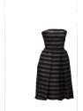 VESTIDO TILLY CORTO AZUL Y DORADO    CABOTINE