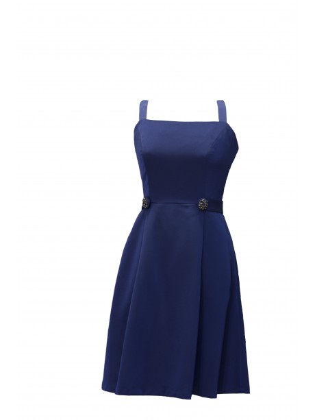 VESTIDO CRIS CORTO AZUL MARINO     CABOTINE