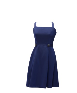VESTIDO CRIS CORTO AZUL MARINO     CABOTINE