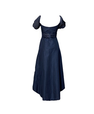 VESTIDO CRISTINA   AZUL MARINO