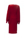 VESTIDO VLINDER MIDI GRANATE      CHERUBINA