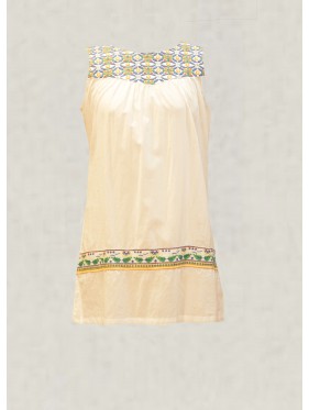 VESTIDO MANBO   BLANCO CORTO   CAPICUA