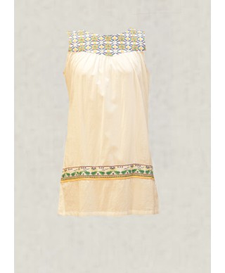 VESTIDO MANBO   BLANCO CORTO   CAPICUA