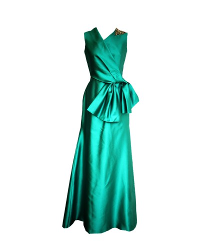 VESTIDO VIOLETA  LARGO       NURIBEL
