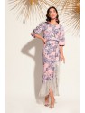 VESTIDO ELEN    MIDI   ESTAMPADO    ROLE MOLE