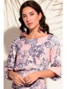 VESTIDO ELEN    MIDI   ESTAMPADO    ROLE MOLE