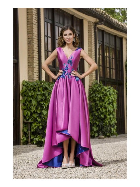VESTIDO AMINA    LARGO    BUGANVILLA