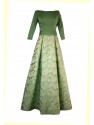 VESTIDO ROSALIA  LARGO VERDE   X&M