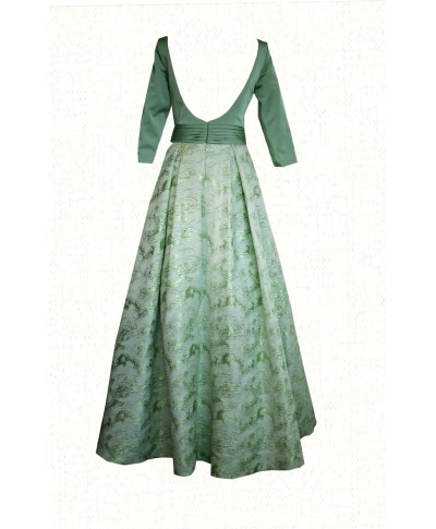 VESTIDO ROSALIA  LARGO VERDE   X&M