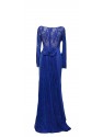 VESTIDO BENJIS LARGO   AZUL KLEIN     CULTURA EUROPEA