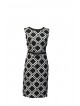 VESTIDO AMARI BLANCO Y NEGRO     ANNA OSUNA