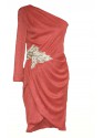 VESTIDO ABBY CORTO CORAL    NURIBEL