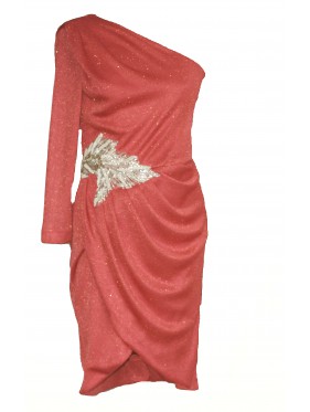 VESTIDO ABBY CORTO CORAL    NURIBEL