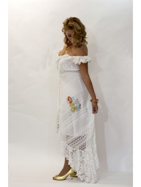 VESTIDO LUCIA  BOHO BLANCO